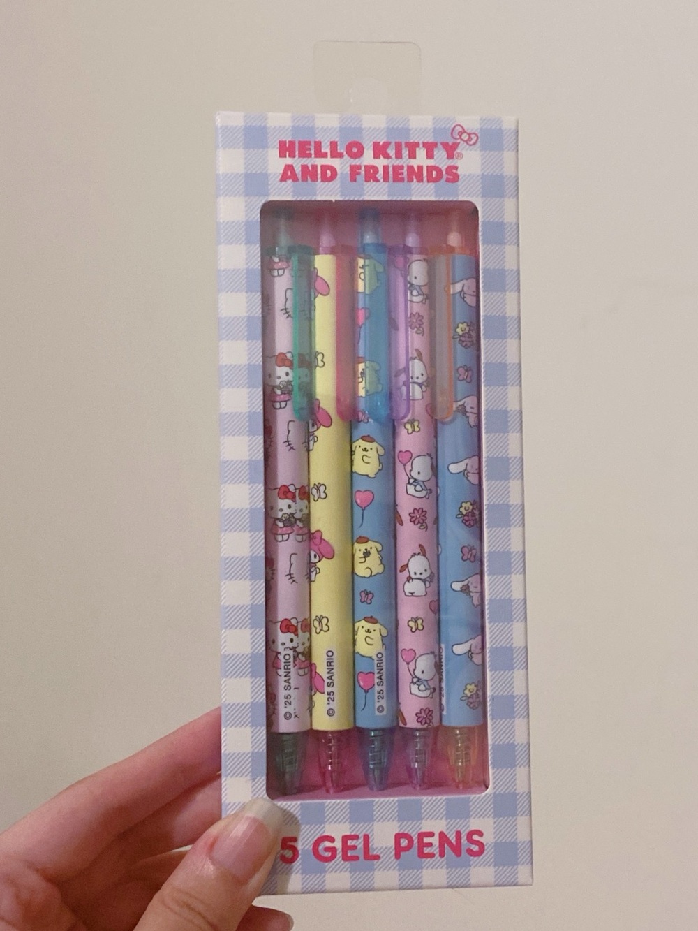 Hello Kitty and Friends 5-Pack Gel Pens - Pastel Multi